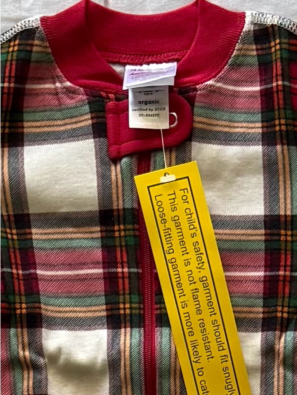 Hanna Andersson Holiday Print Sleeper size 75 (12-18m) - Picture 3 of 5